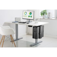 SUPPORTO UNIVERSALE PER PERSONAL COMPUTER PER MONTAGGIO SU SCRIVANIA CON EASY LOCKING