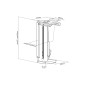 SUPPORTO UNIVERSALE PER PERSONAL COMPUTER PER MONTAGGIO SU SCRIVANIA CON EASY LOCKING