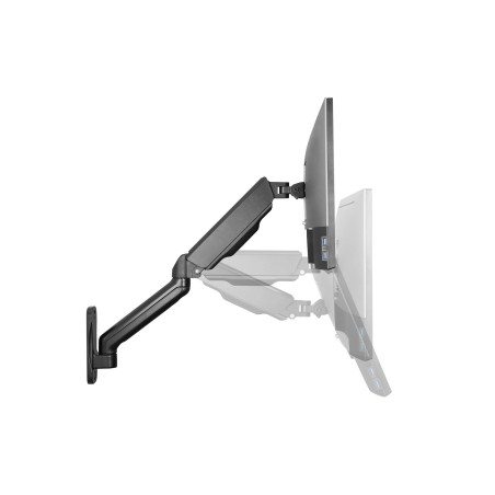 DIGITUS SUPPORTO A PARETE UNIVERSALE PER MONITOR CON MOLLA A GAS E BRACCIO ORIENTABILE