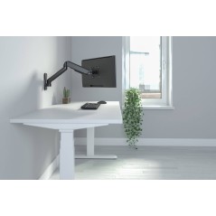 DIGITUS SUPPORTO A PARETE UNIVERSALE PER MONITOR CON MOLLA A GAS E BRACCIO ORIENTABILE