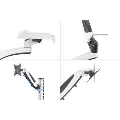 SUPPORTO DA MURO PER POSTO DI LAVORO (MONITOR, TASTIERA, MOUSE)