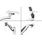 SUPPORTO DA MURO PER POSTO DI LAVORO (MONITOR, TASTIERA, MOUSE)