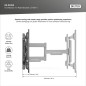 DIGITUS SUPPORTO A PARETE PER FULL MOTION TV (37-80")