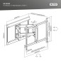 DIGITUS SUPPORTO A PARETE PER FULL MOTION TV (37-80")