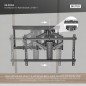 DIGITUS SUPPORTO A PARETE PER FULL MOTION TV (37-80")