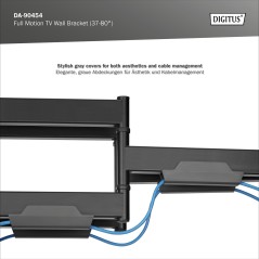 DIGITUS SUPPORTO A PARETE PER FULL MOTION TV (37-80")