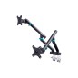 SUPPORTO PER MONITOR A DOPPIO DESIGN, 2X 35", 2X 10 KG