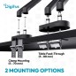SUPPORTO PER MONITOR A DOPPIO DESIGN, 2X 35", 2X 10 KG