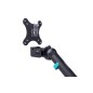 SUPPORTO PER MONITOR A DOPPIO DESIGN, 2X 35", 2X 10 KG