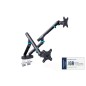 SUPPORTO PER MONITOR A DOPPIO DESIGN, 2X 35", 2X 10 KG