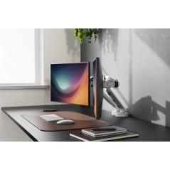 SUPPORTO PER MONITOR A DOPPIO DESIGN, 2X 35", 2X 10 KG