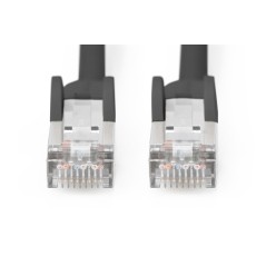 CAVO PATCH CAT 6 S-FTP 3 MT. COLORE NERO IN CONFEZIONE DA ESPOSITORE