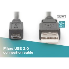 CAVO USB 2.0 - MICRO USB MT 1,80 DIGITUS