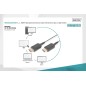 DIGITUS CAVO DI CONNESSIONE HDMI HIGH SPEED, TIPO A, ALTAMENTE FLESSIBILE MT 2