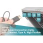 DIGITUS CAVO DI CONNESSIONE HDMI HIGH SPEED, TIPO A, ALTAMENTE FLESSIBILE MT 2
