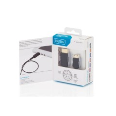 DIGITUS CAVO DI COLLEGAMENTO HDMI HIGH SPEED, TIPO C- A, ALTAMENTE FLESSIBILE MT 2