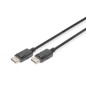 CAVO DISPLAYPORT 1.2 MASCHIO/MASCHIO MT 3 COLORE NERO DIGITUS