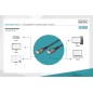 DIGITUS CAVO DI COLLEGAMENTO DISPLAYPORT 8K VERSIONE 1.4 MT 1