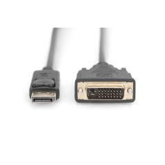 CAVO ADATTATORE DISPLAYPORT, DA DP A DVI-D 3 MT. COLORE NERO