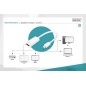 CAVO ADATTATORE MINI DISPLAYPORT MASCHIO - HDMI FEMMINA DIGITUS