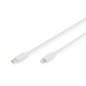 DIGITUS CAVO DATI/DI RICARICA, LIGHTNING-USB-Cª, MFI, 1M