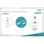 DIGITUS CAVO DATI/DI RICARICA, LIGHTNING-USB-Cª, MFI, 2M