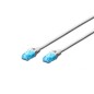 CAVO RETE UTP CAT. 5E NON SCHERMATO - LUNGHEZZA MT. 5 - COLORE BIANCO