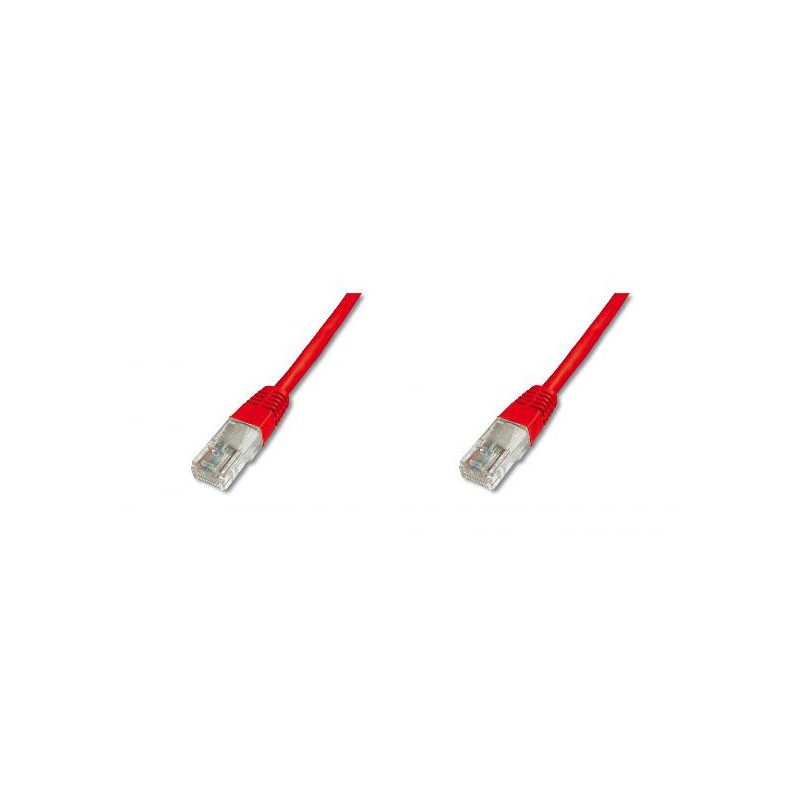 CAVO RETE UTP CAT. 5E NON SCHERMATO - LUNGHEZZA MT. 30 - COLORE ROSSO