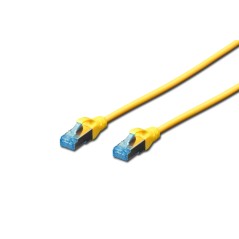 CAVO RETE SCHERMATO SF/UTP IN RAME CAT. 5E COLORE GIALLO MT. 5