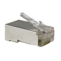 CONNETTORI ALANTIK RJ45 CAT5 FTP METALLO DORATO 10 PEZZI