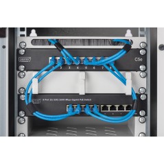 DIGITUS SWITCH GIGABIT ETHERNET POE, 8 PORTE POE+, 10", BUDGET POE FINO A 80 W