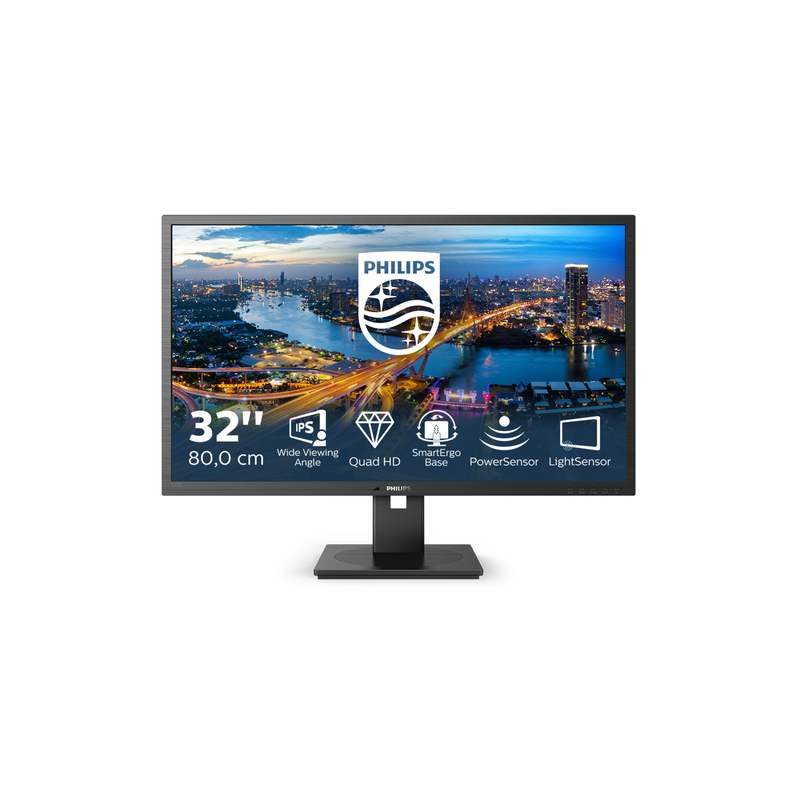 PHILIPS MONITOR 32 LED IPS 16:9 2560x1440 4MS 250 CDM, DP/HDMI, PIVOT, MULTIMEDIALE PHILIPS MONITOR 32 LED IPS 16:9 2560x1440 4MS 250 CDM, DP/HDMI, PIVOT, MULTIMEDIALE