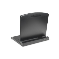 CONSOLE KVM MODULARE HD LCD CON TFT DA 19", CONNESSIONE KVM VGA A 8 PORTE, TOUCHPAD, LAYOUT DI TASTIERA ITALIANO