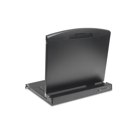 CONSOLE KVM MODULARE HD LCD CON TFT DA 19", CONNESSIONE KVM VGA A 8 PORTE, TOUCHPAD, LAYOUT DI TASTIERA ITALIANO