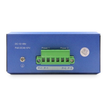 SWITCH GIGABIT ETHERNET POE INDUSTRIALE A 8+2 PORTE