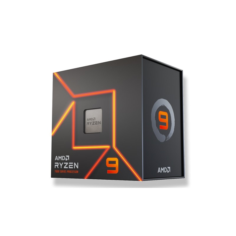 AMD CPU RYZEN 9, 7900, AM5, 5.40GHz 12 CORE, CACHE 76MB, 65W