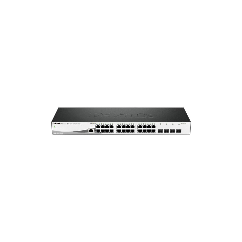 D-LINK SWITCH 24-PORT 10/100/1000BASE-T + 4 SFP PO D-LINK SWITCH 24-PORT 10/100/1000BASE-T + 4 SFP P