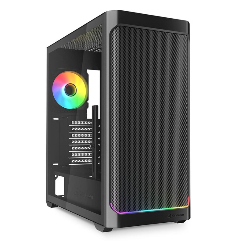 SHARKOON CASE AK4W ATX RGB STRIP BLACK SHARKOON CASE AK4W ATX RGB STRIP BLACK