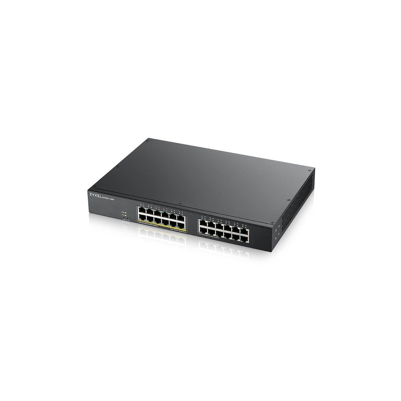 ZYXEL SWITCH MANAGED 24 PORTE GIGABIT DI CUI 12 POE, SUPPORTO IPV6, VLAN, RACK