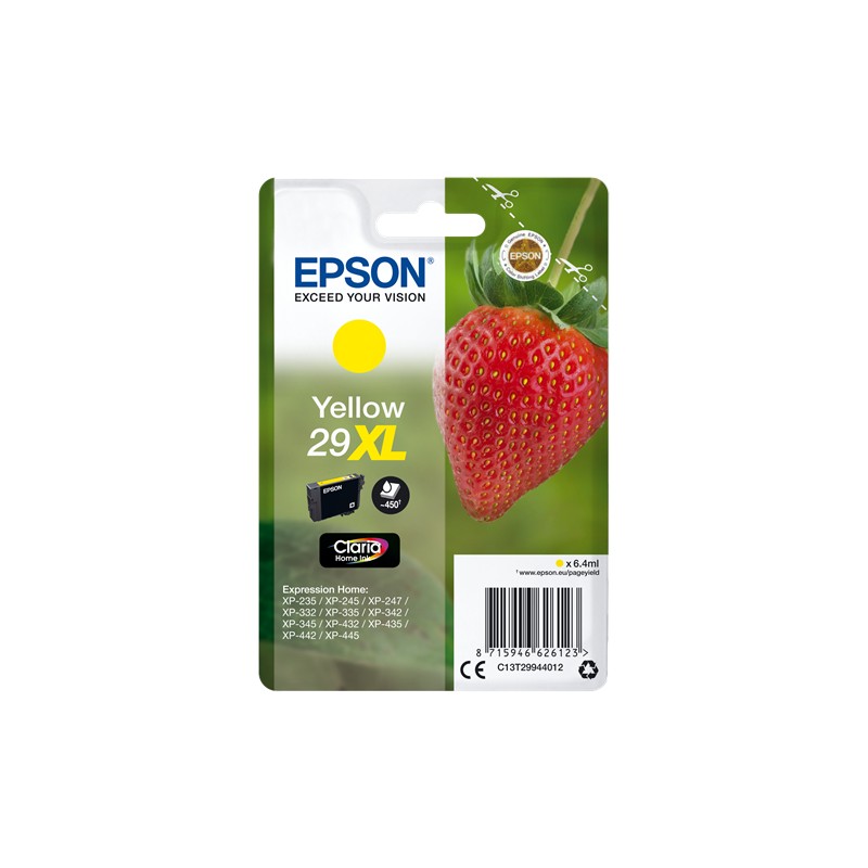 EPSON CART. INK GIALLO 29XL SERIE FRAGOLA