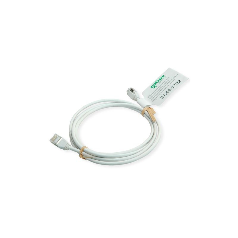 ROLINE GREEN CAVO DI RETE U/FTP DATACENTER PATCHCORD CAT.6A/CLASS EA, LSOH/TPE, SLIM, GRIGIO, 0.3M