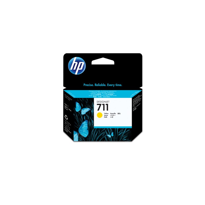 HP CART INK GIALLO PER PLOTTER T120 - T520 N. 711 HP CART INK GIALLO PER PLOTTER T120 - T520 N. 711