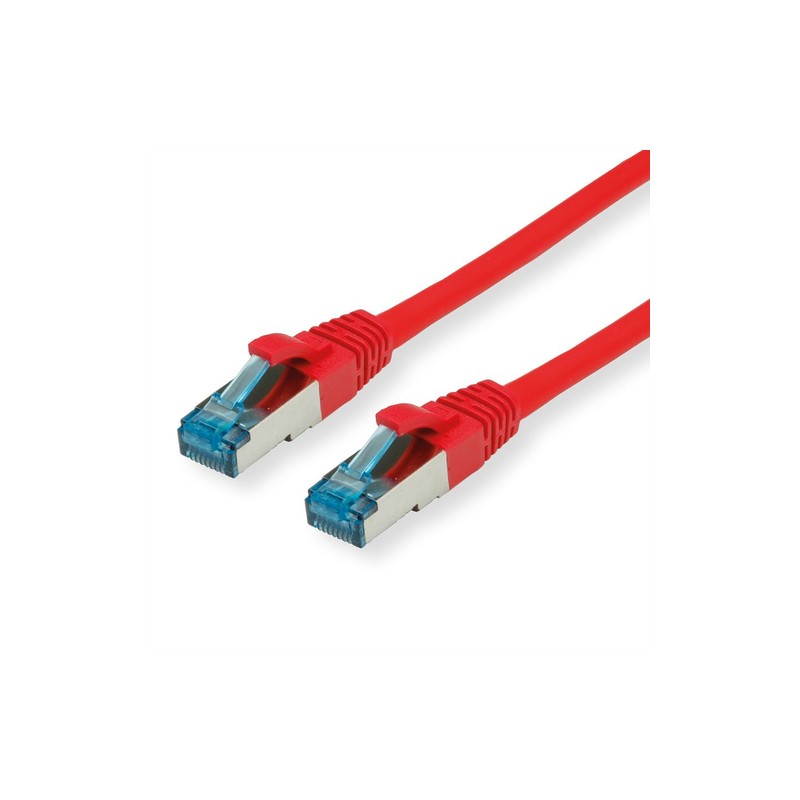 VALUE CAVO S/FTP (PiMF) PATCHCORD CAT 6A, CLASS EA, ROSSO, 1,5M