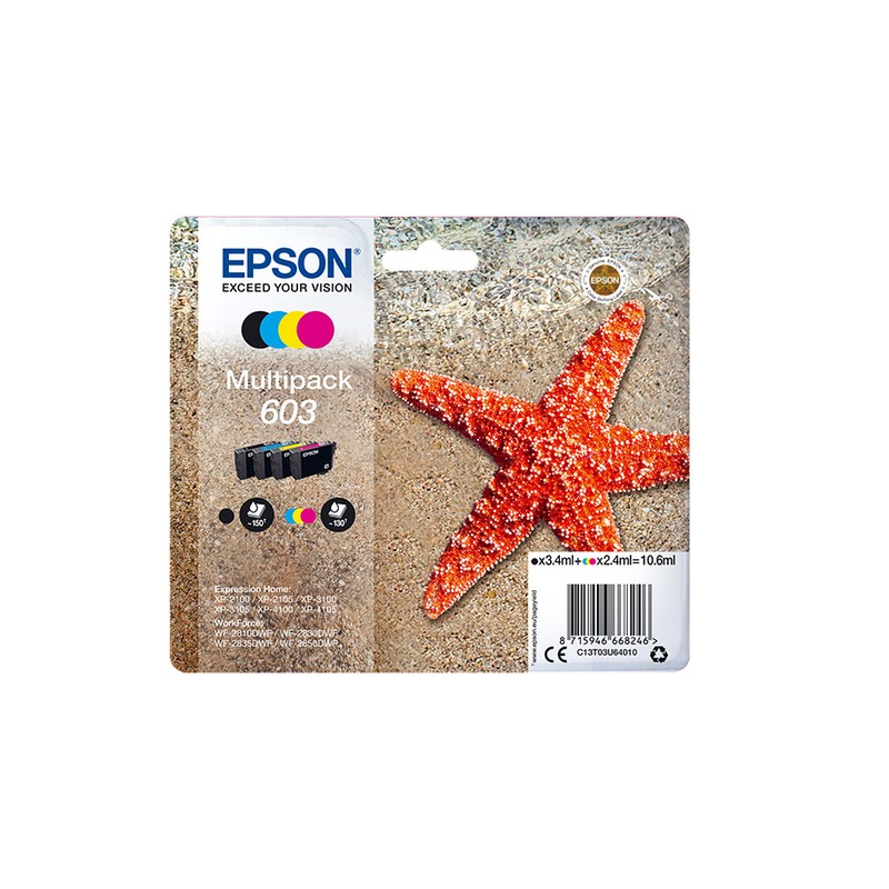 EPSON CARTUCCIA INCHIOSTRO MULTICOLOR NERO+COLORE INKJET STANDARD