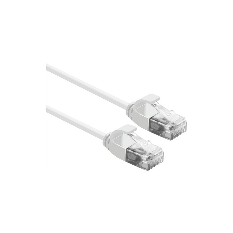 ROLINE CAVO UTP DATA CENTER PATCHCORD CAT.6A/CLASS EA, LSOH, SLIM, BIANCO, 0.5M