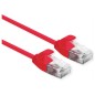 ROLINE CAVO DI RETE UTP DATA CENTER PATCH CORD CAT.6A (CLASSE EA) LSOH SLIM 3 M ROSSO