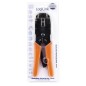 PINZA UNIVERSALE PER CRIMPARE CONNETTORI 4,6,8 POLI RJ11 RJ12 RJ45