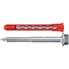 HYBRIDPOWER-T TASSELLO PROLUNGATO IN NYLON E ACCIAIO CON VITE A TESTA SVASATA PIANA CONFEZIONE 50PZ.