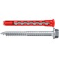 HYBRIDPOWER-T TASSELLO PROLUNGATO IN NYLON E ACCIAIO CON VITE A TESTA SVASATA PIANA CONFEZIONE 50PZ.