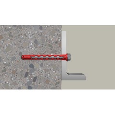 HYBRIDPOWER-T TASSELLO PROLUNGATO IN NYLON E ACCIAIO CON VITE A TESTA SVASATA PIANA CONFEZIONE 50PZ.